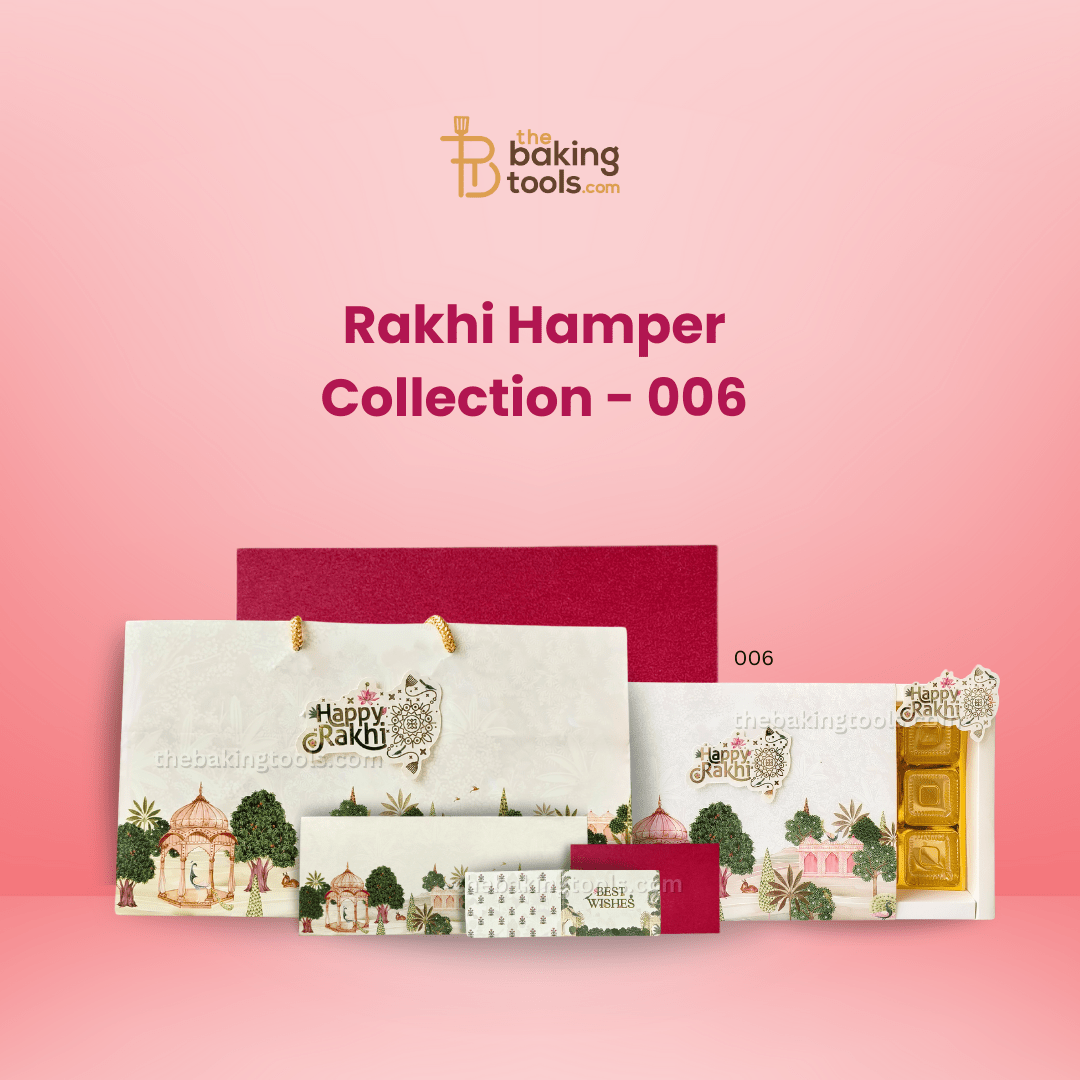 Rakhi Hamper Collection 06 | Chocolate Box, Gift Bag, Envelope & DIY Card - thebakingtools.com