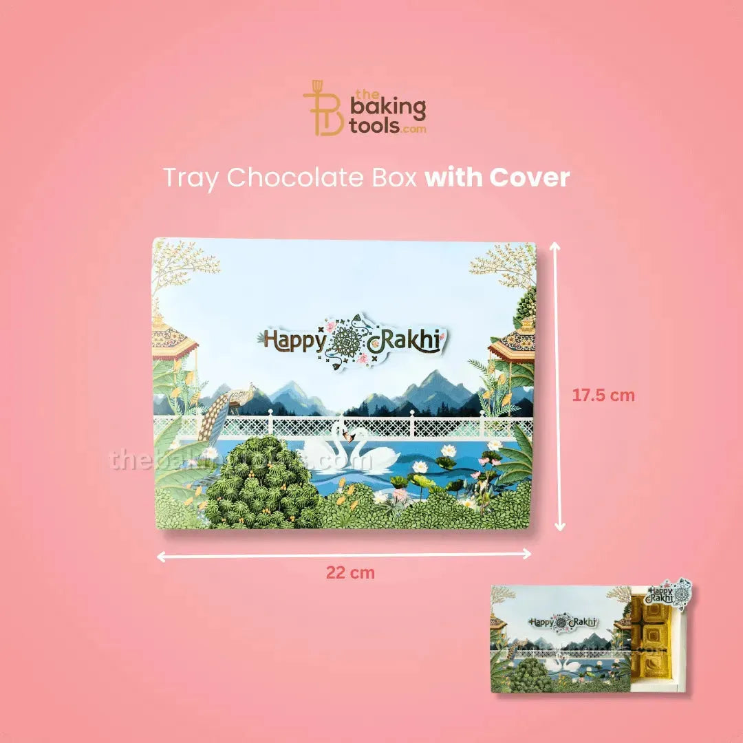 Rakhi Hamper Collection 07 | Chocolate Box, Gift Bag, Envelope & DIY Card - thebakingtools.com