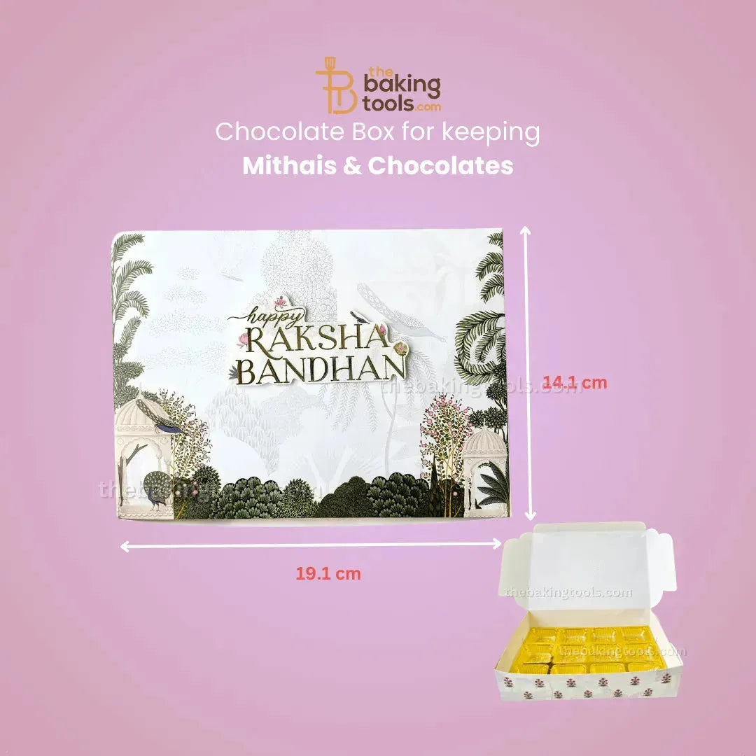 Rakhi Hamper Collection 09 | Chocolate Box, Gift Bag, Envelope & DIY Card - thebakingtools.com