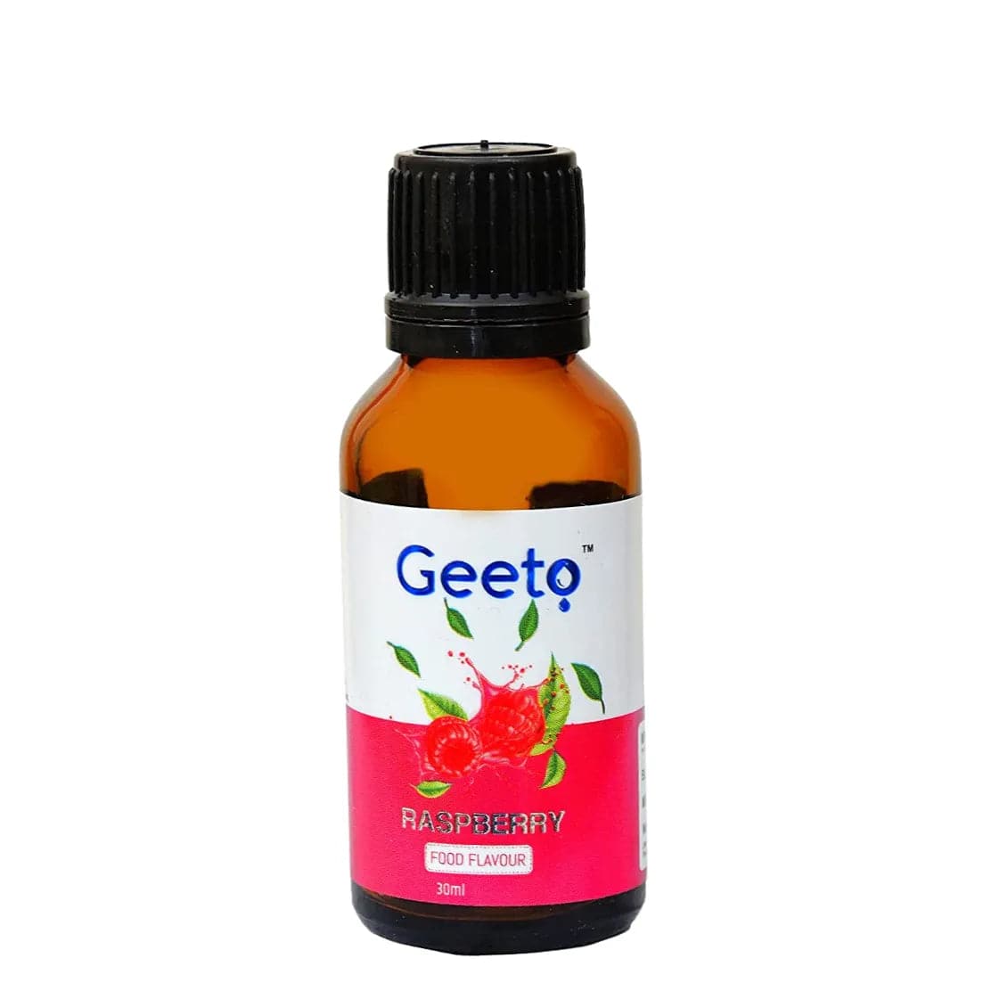 Raspberry Food Flavour Essence | 30ml | Geeto Food Flavour - thebakingtools.com