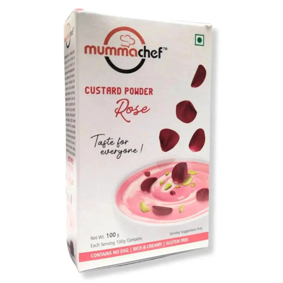 Rose Custard Powder 100 Grams | Mummachef Rose Custard Powder - thebakingtools.com