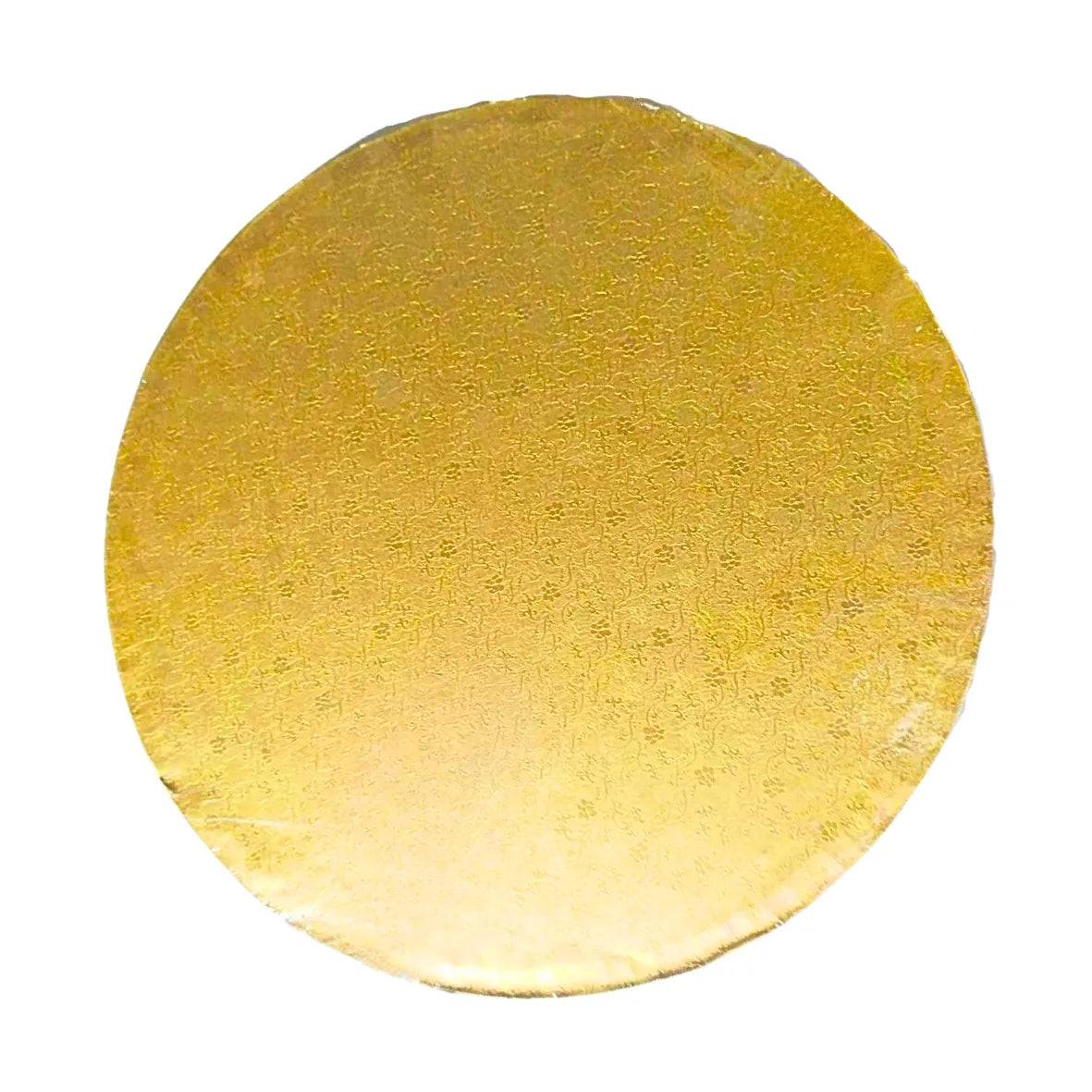 Round Golden Drum Board 12 inch (Pack of 5) - thebakingtools.com