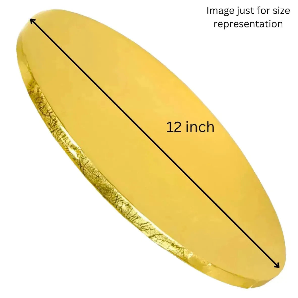 Round Golden Drum Board 12 inch (Pack of 5) (NO COD) - thebakingtools.com