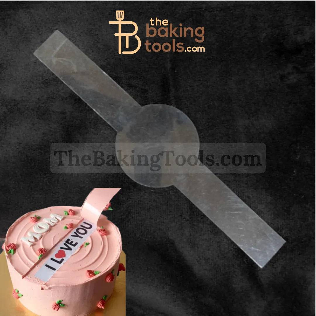 Secret Message Strip For Cake - Round Shaped - thebakingtools.com