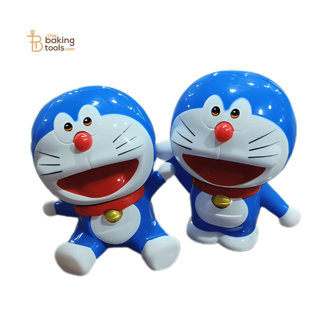 Set of 2 Doraemon Cake Toy Topper - thebakingtools.com