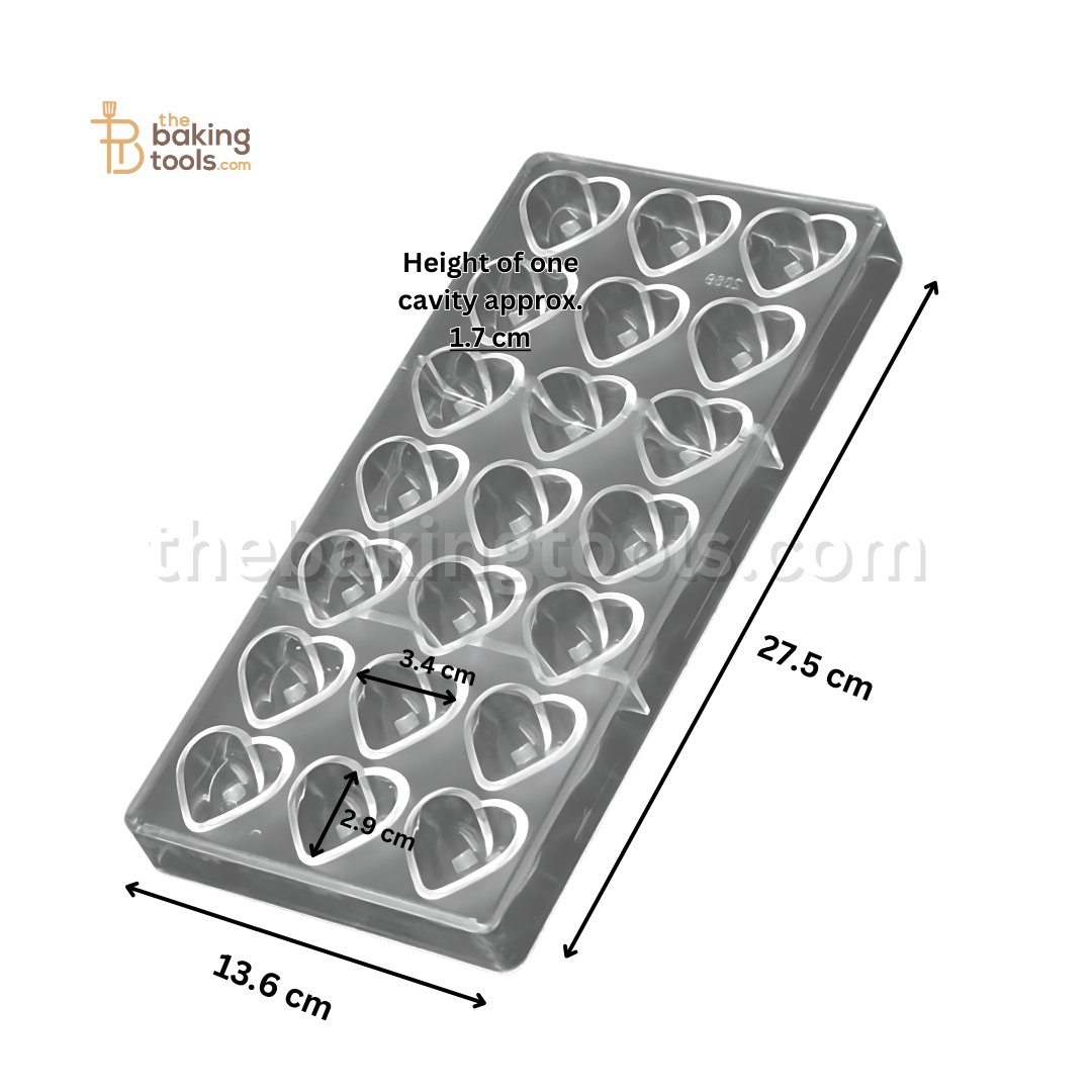 Shunda Polycarbonate Chocolate Mould - 001 - thebakingtools.com