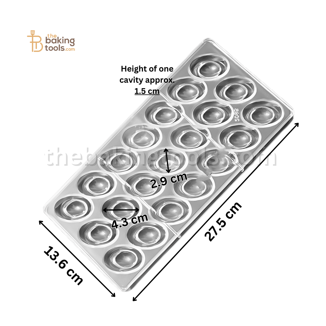 Shunda Polycarbonate Chocolate Mould - 005 - thebakingtools.com