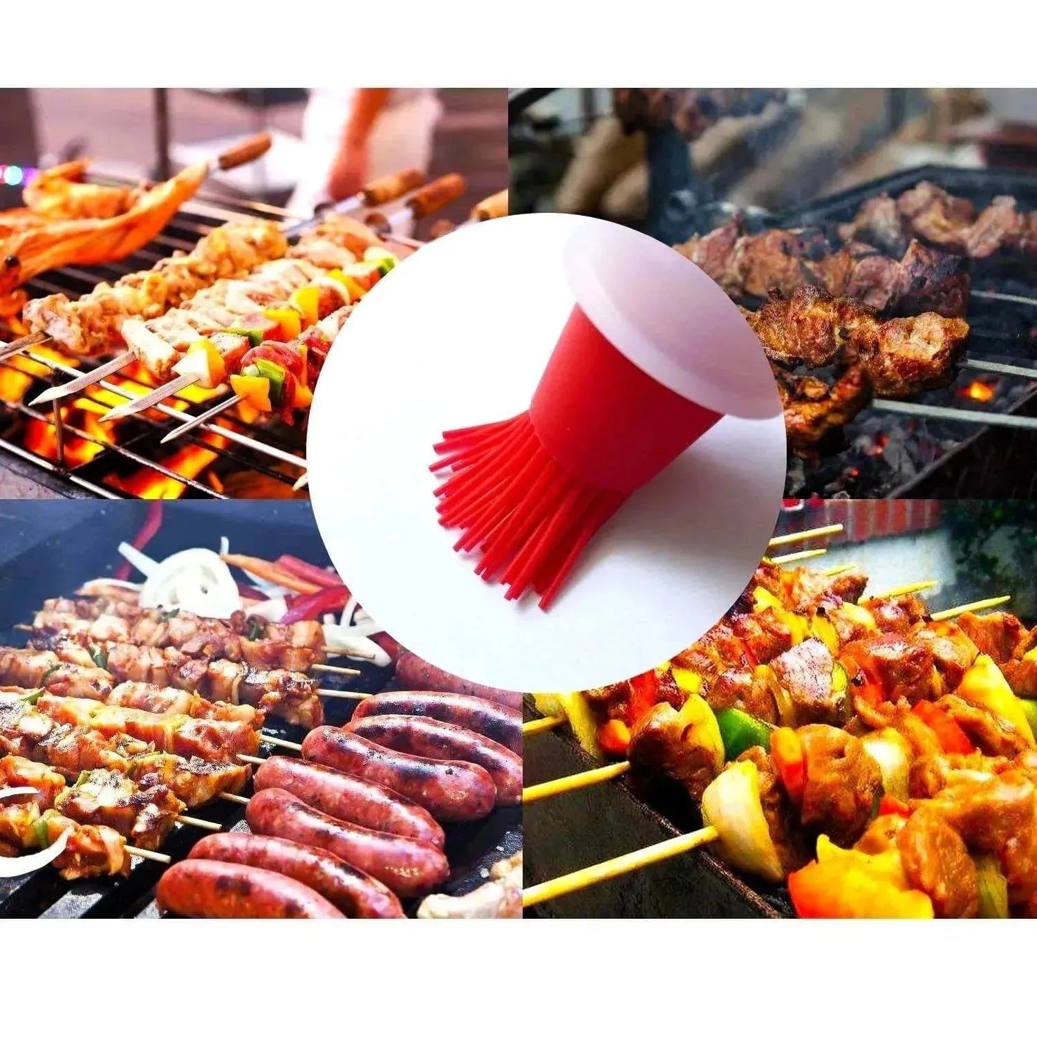 Silicon Olive-Oil Bottle With Brush - thebakingtools.com