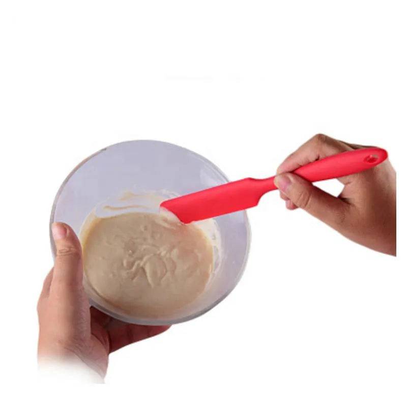 Silicon Palette Knife Mixing Batter Scraper Butter Cake Bread Silicone Spatula - thebakingtools.com