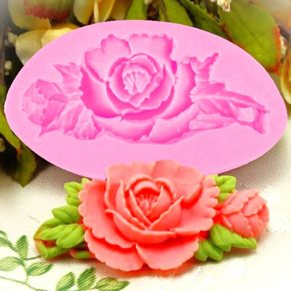 Silicone Fondant Gum Paste Mould - Flower 03 - thebakingtools.com