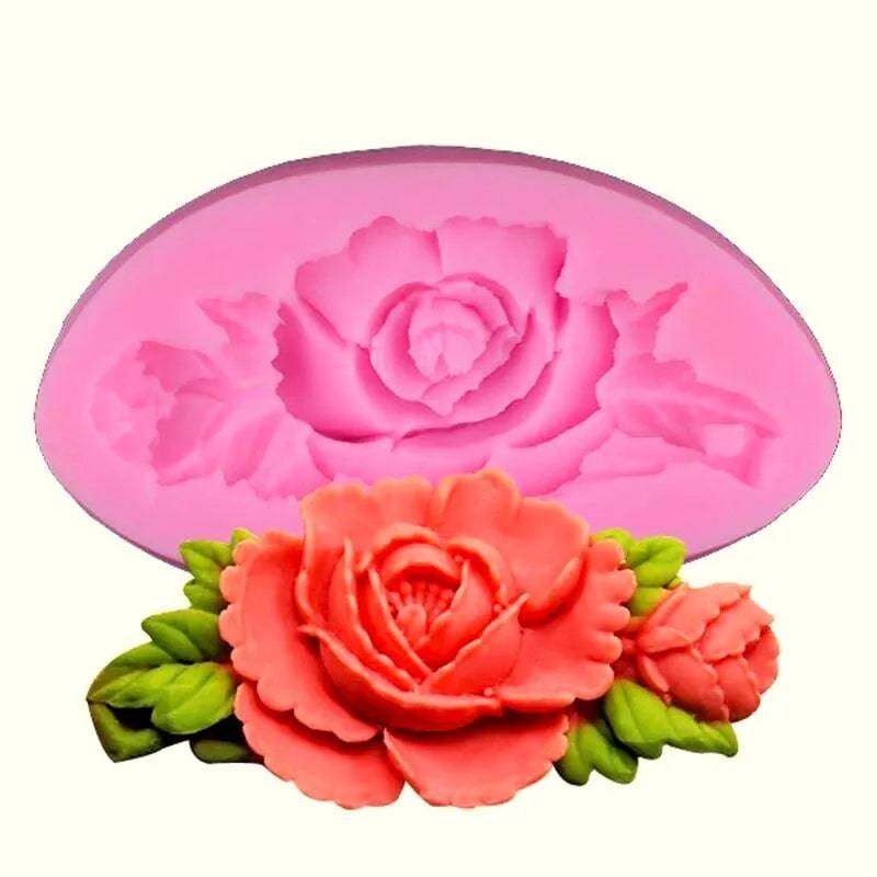 Silicone Fondant Gum Paste Mould - Flower 03 - thebakingtools.com