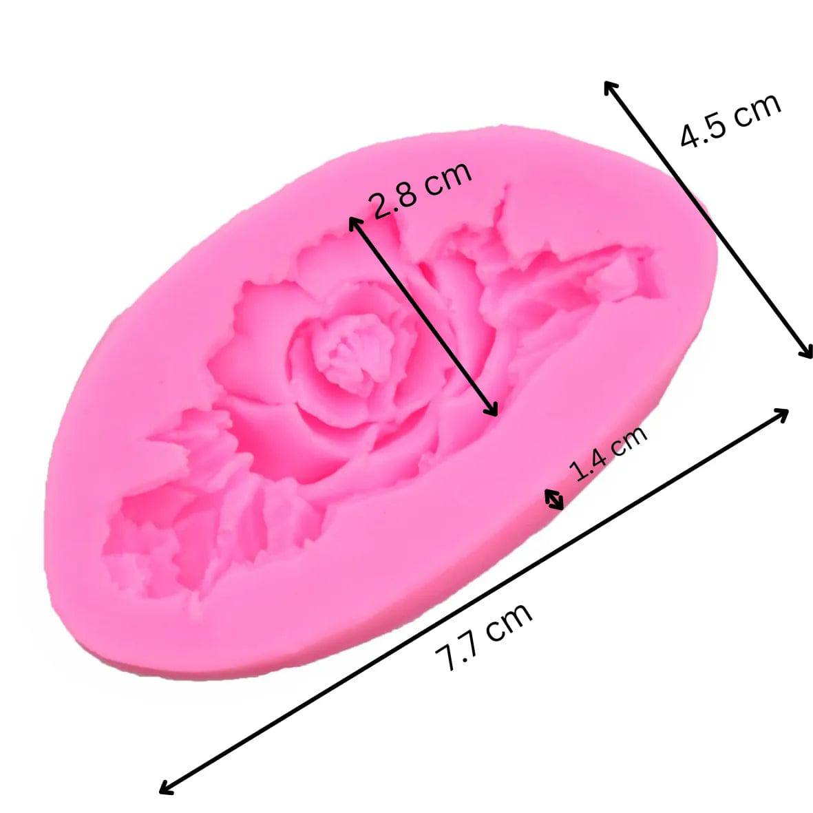 Silicone Fondant Gum Paste Mould - Flower 03 - thebakingtools.com