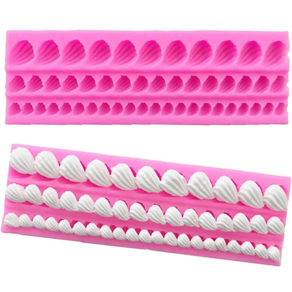 Silicone Fondant Gum Paste Mould - Lace 01 - thebakingtools.com