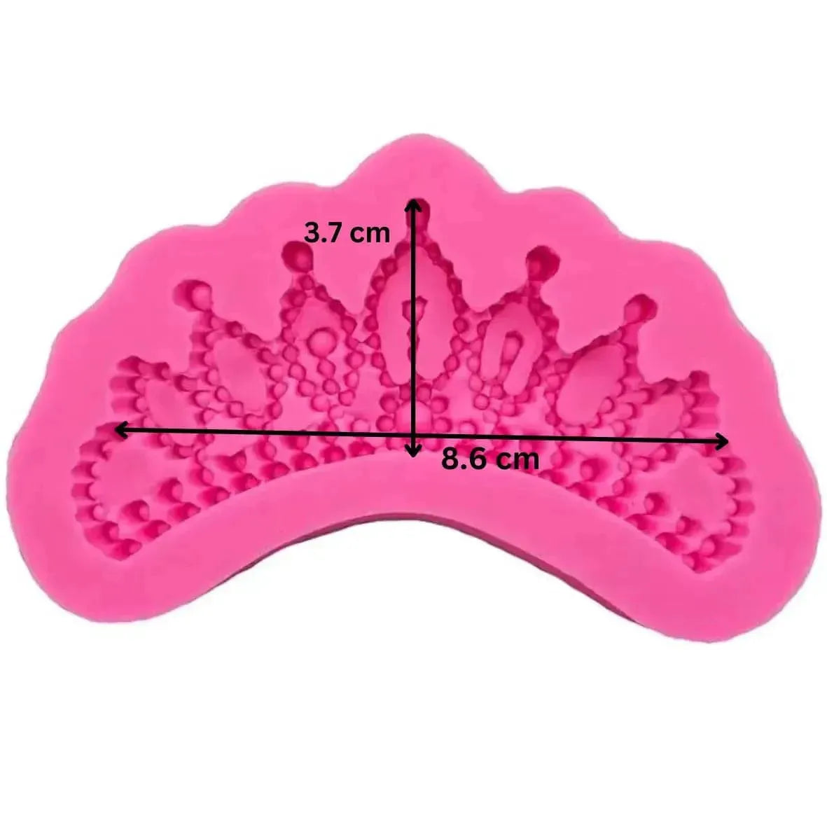 Silicone Fondant Gum Paste Mould - Lace 06 - thebakingtools.com