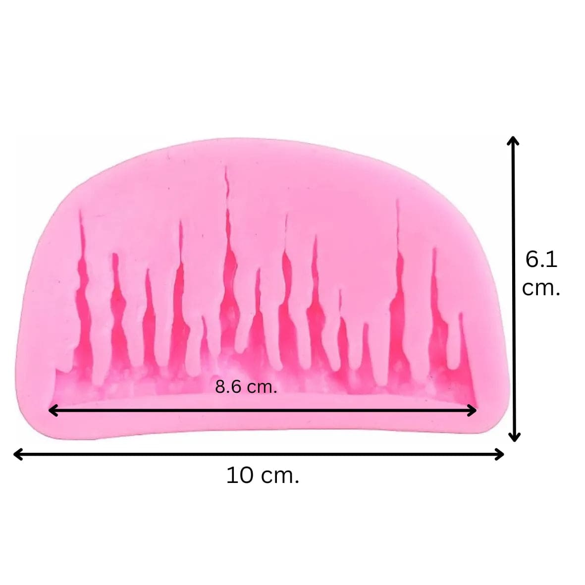 SILICONE FONDANT GUM PASTE MOULD - LACE 4 - thebakingtools.com