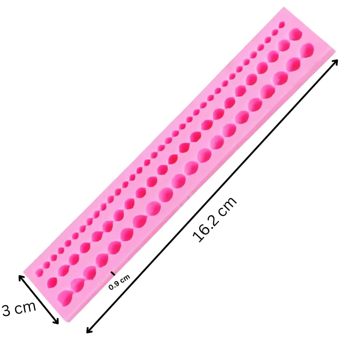 Silicone Fondant Gum Paste Mould - Pearl - thebakingtools.com