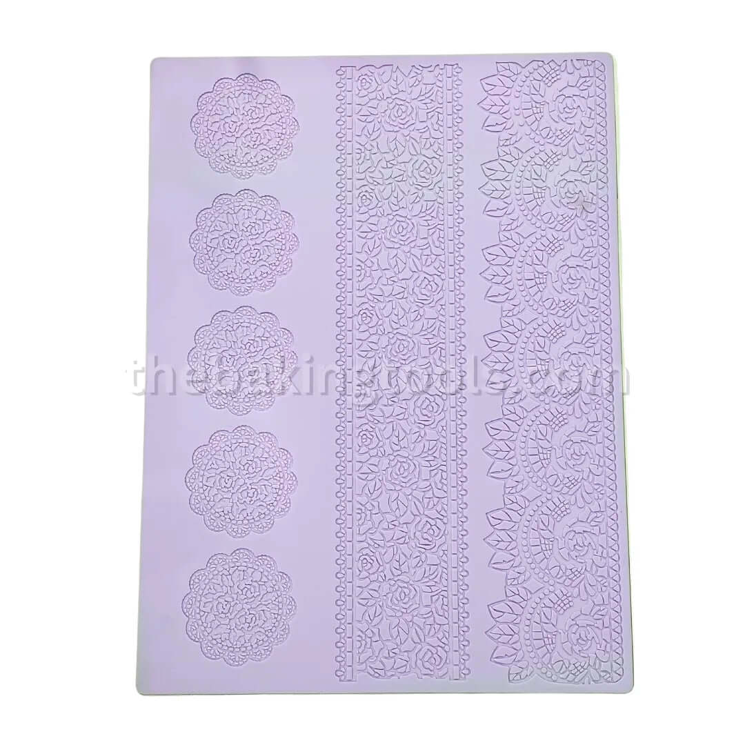 Silicone Lace Mat - 002 - thebakingtools.com