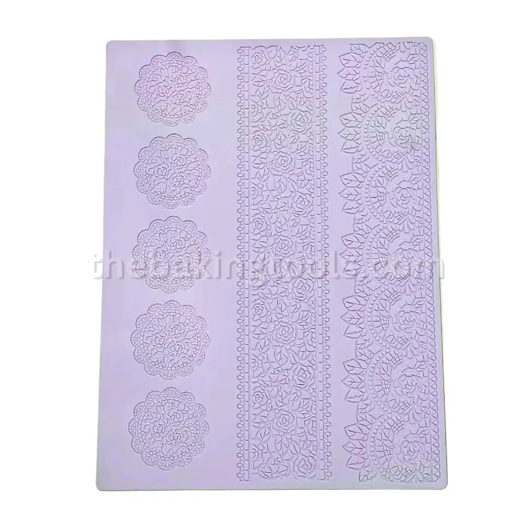Silicone Lace Mat - 002 - thebakingtools.com