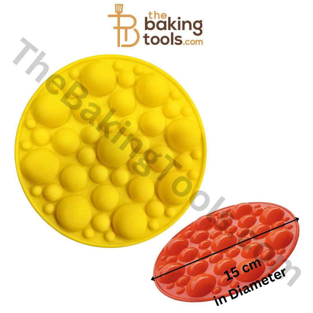 Silicone Multi-sized Bubble Shape Chocolate Mould - thebakingtools.com