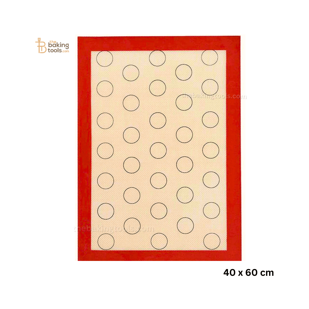 Silicone Non Stick Macaron Baking Mat 40 x 60 cm - thebakingtools.com