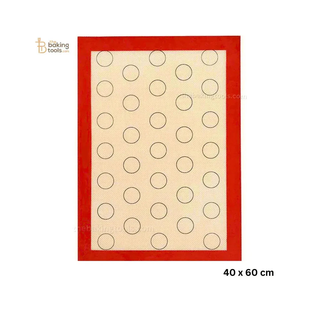 Silicone Non Stick Macaron Sheet Baking Mat - 40 x 60 cm - thebakingtools.com