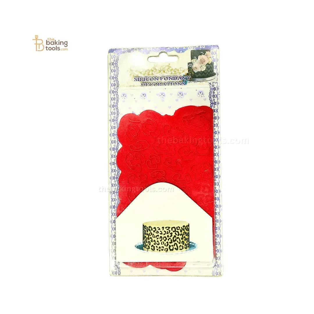 Silicone Onlays Fondant Cake Decoration Lace Mat - 002 - thebakingtools.com
