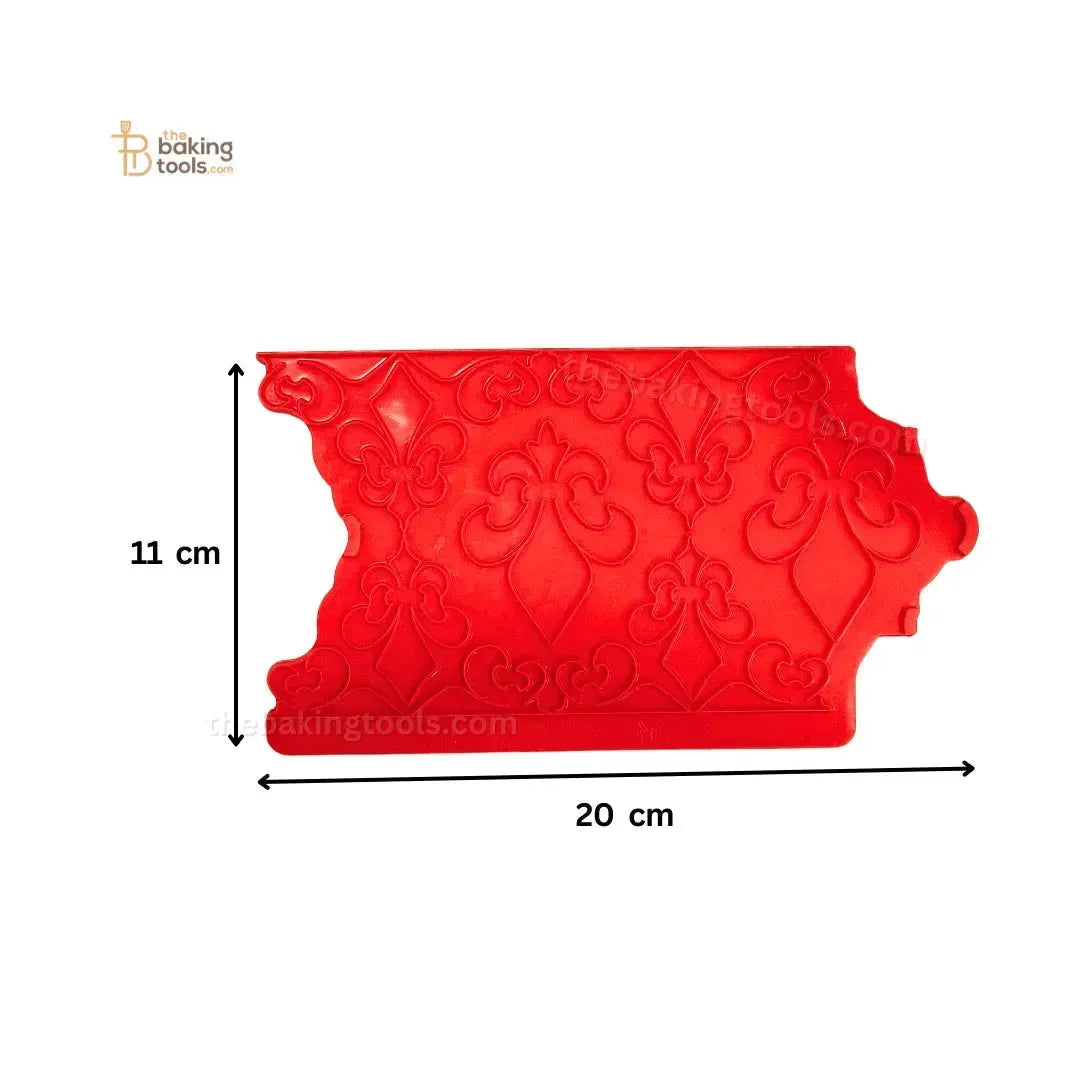 Silicone Onlays Fondant Cake Decoration Lace Mat - 004 - thebakingtools.com