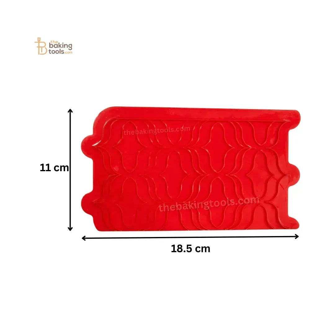 Silicone Onlays Fondant Cake Decoration Lace Mat - 010 - thebakingtools.com
