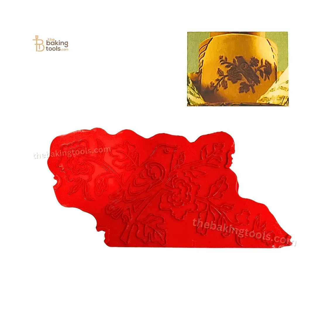 Silicone Onlays Fondant Cake Decoration Lace Mat - 011 - thebakingtools.com