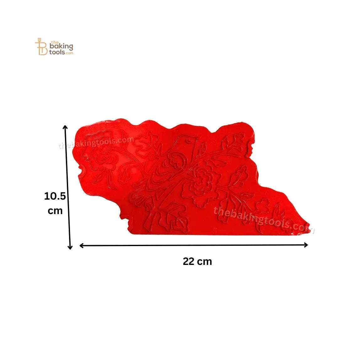 Silicone Onlays Fondant Cake Decoration Lace Mat - 011 - thebakingtools.com
