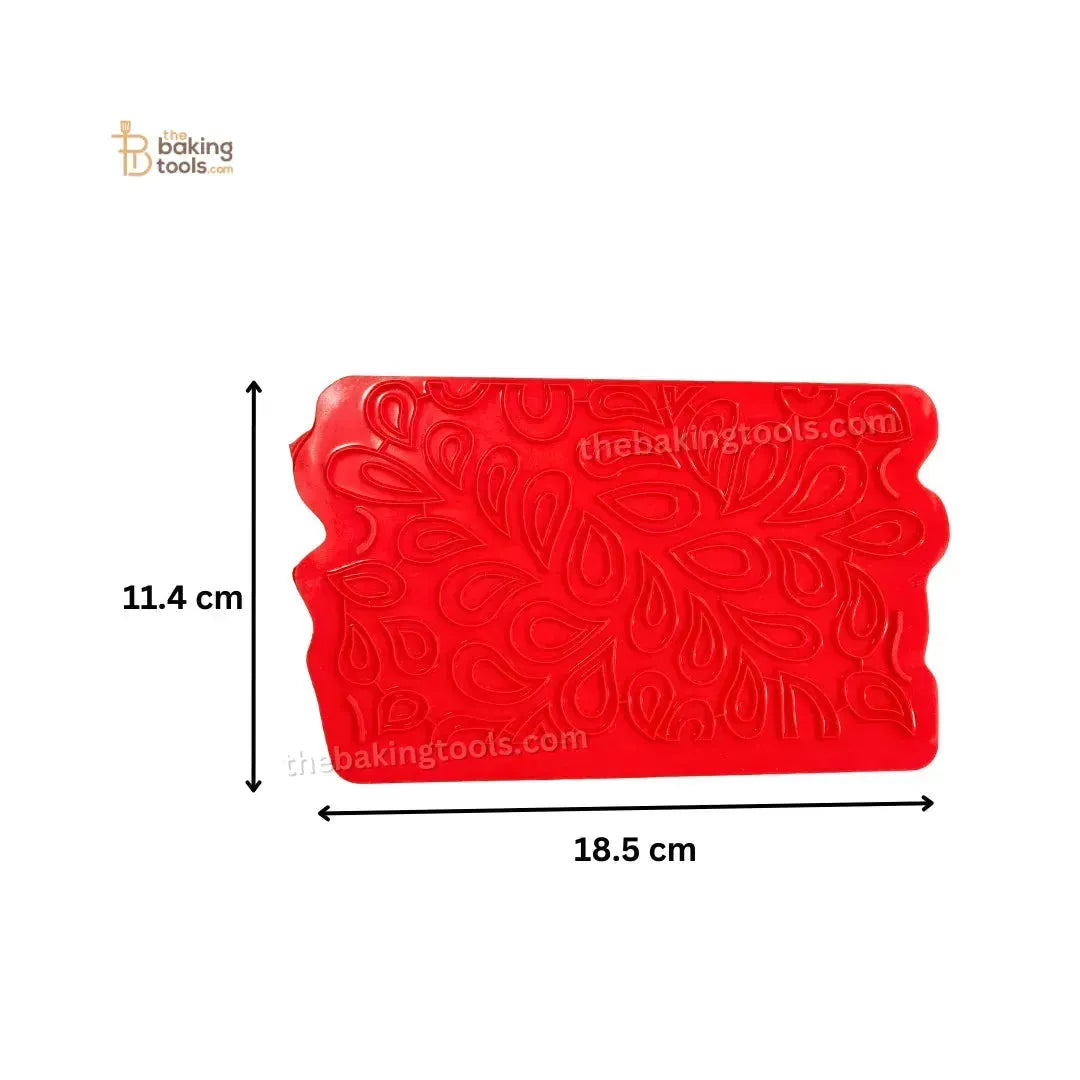 Silicone Onlays Fondant Cake Decoration Lace Mat - 013 - thebakingtools.com