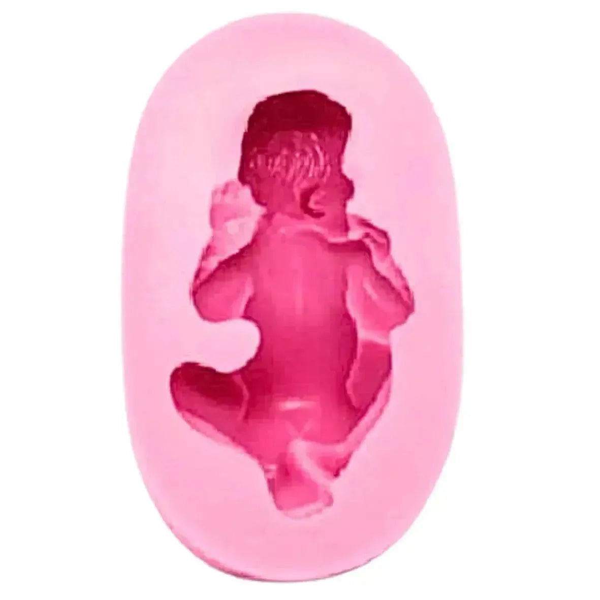 Sleeping Baby Medium Silicone Fondant Gum Paste Mould - thebakingtools.com