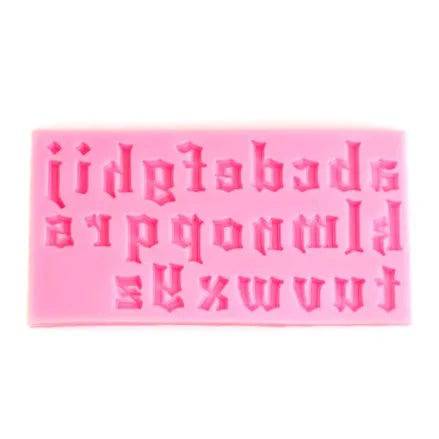 Small Alphabet - Silicone Fondant Gum Paste Mould - thebakingtools.com