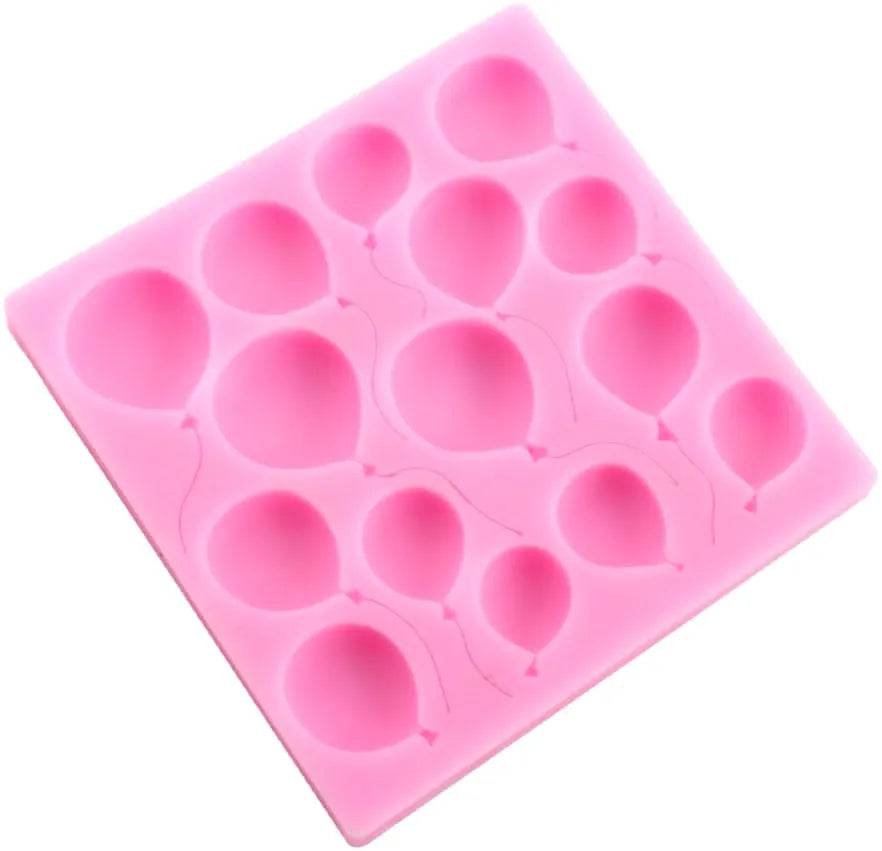 Small And Big Balloon Shaped Silicone Fondant Gum Paste Mould - thebakingtools.com