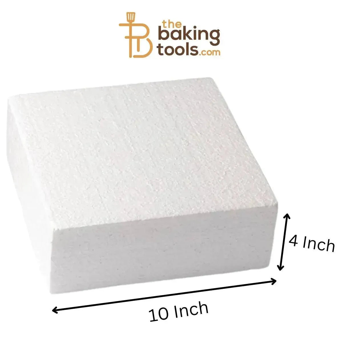 Square Dummy Cake 10 Inch (NO DAMAGE CLAIMS) - (NO COD) - thebakingtools.com