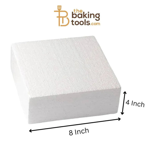 Square Dummy Cake 8 Inch (NO DAMAGE CLAIMS) - (NO COD) - thebakingtools.com