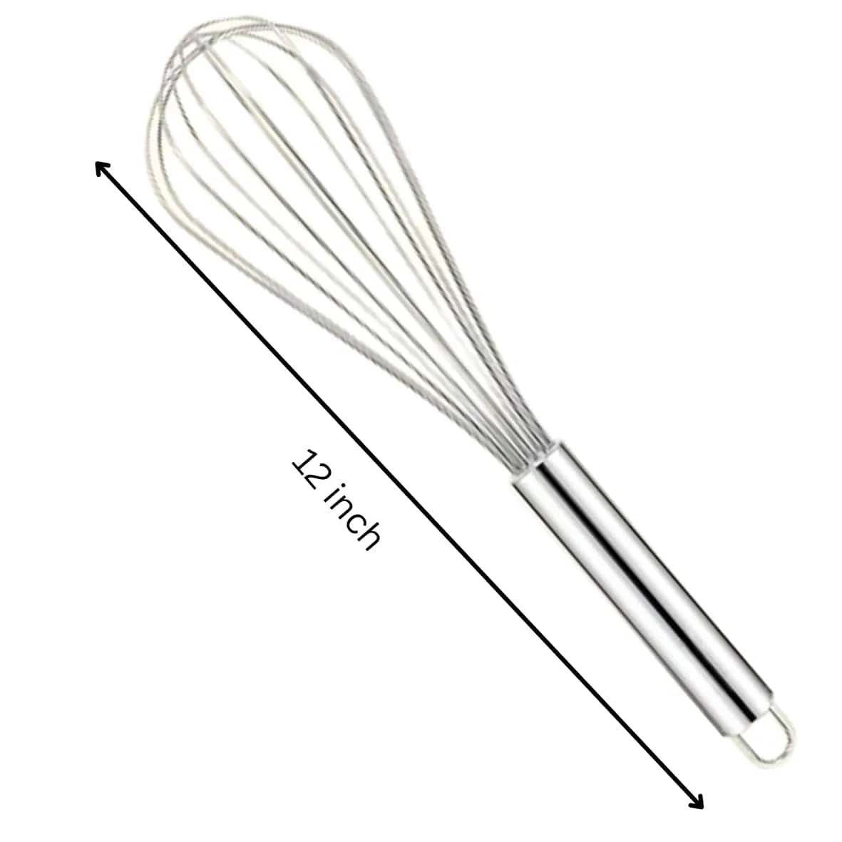 Stainless Steel Hand Whisk 12 inch - thebakingtools.com