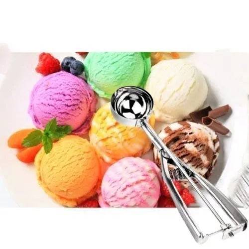 Stainless Steel Ice Cream Scooper-Medium | Frosting Scooper - thebakingtools.com