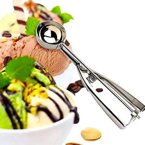 Stainless Steel Ice Cream Scooper-Small | Frosting Scooper - thebakingtools.com