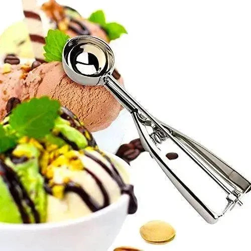 Stainless Steel Ice Cream Scooper-Small | Frosting Scooper - thebakingtools.com