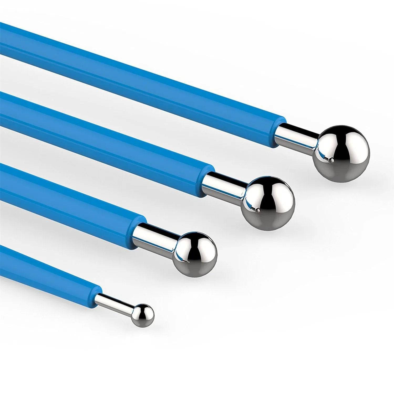 Stainless Steel Modelling Ball Tools Set – 4 pcs - thebakingtools.com