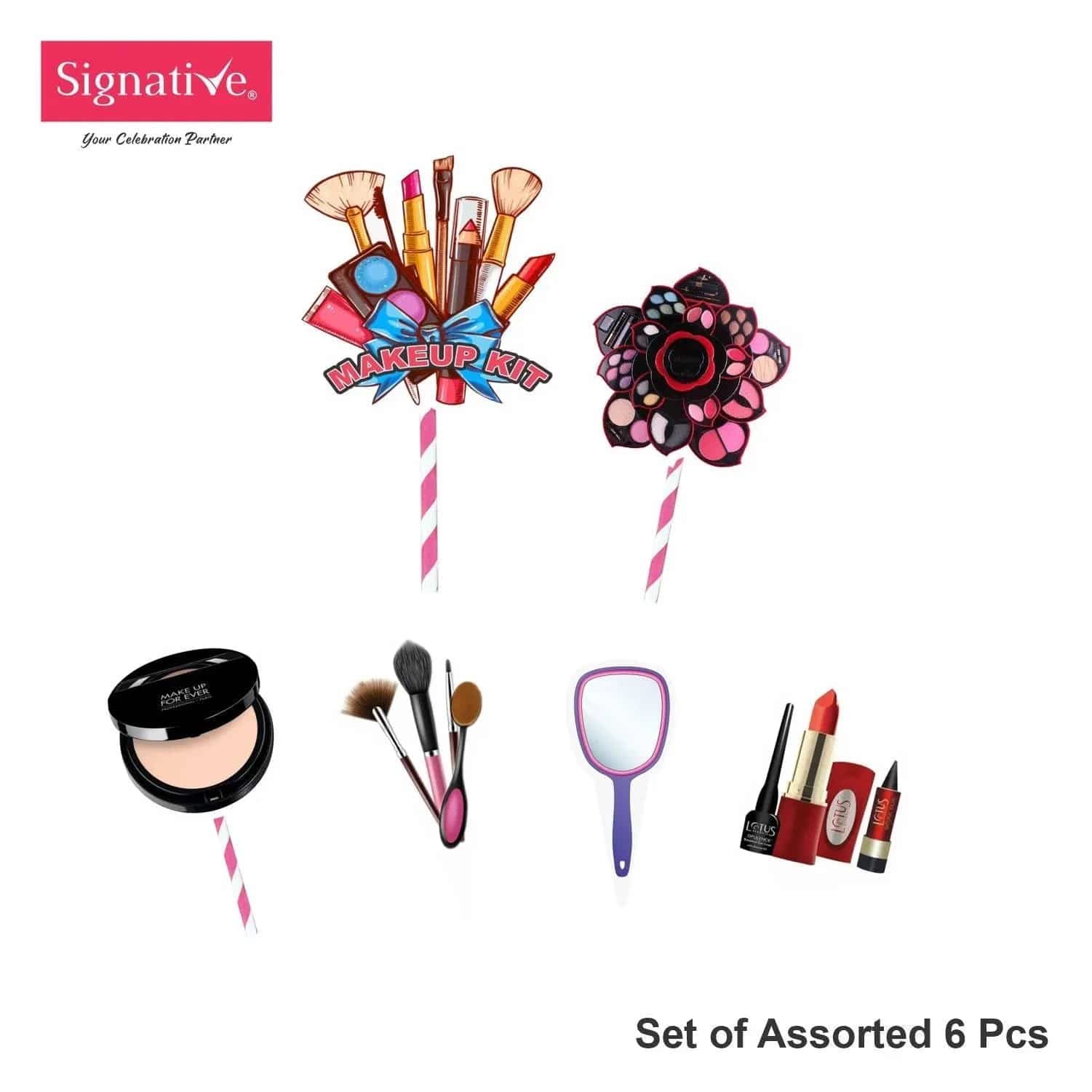 Theme Cake Topper Makeup Kit DT-2145 - thebakingtools.com