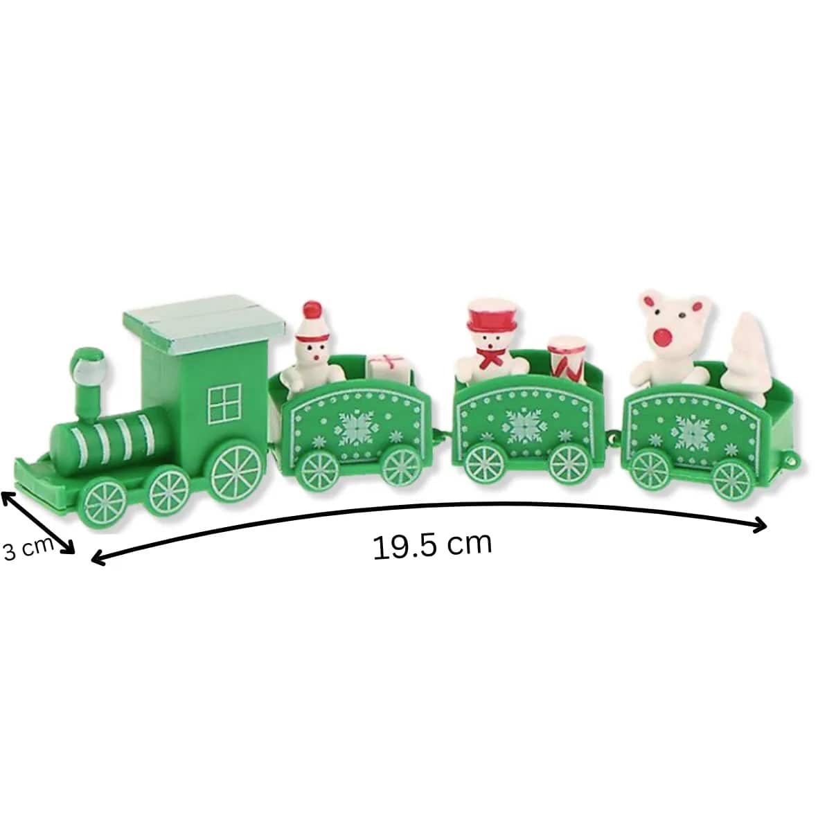 Toy Train Cake Topper - Green - thebakingtools.com