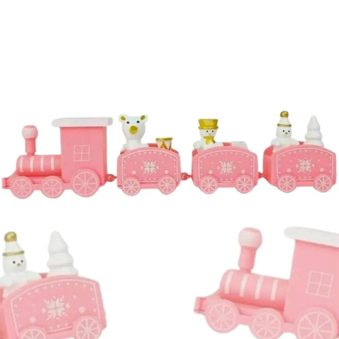 Toy Train Cake Topper - Pink - thebakingtools.com