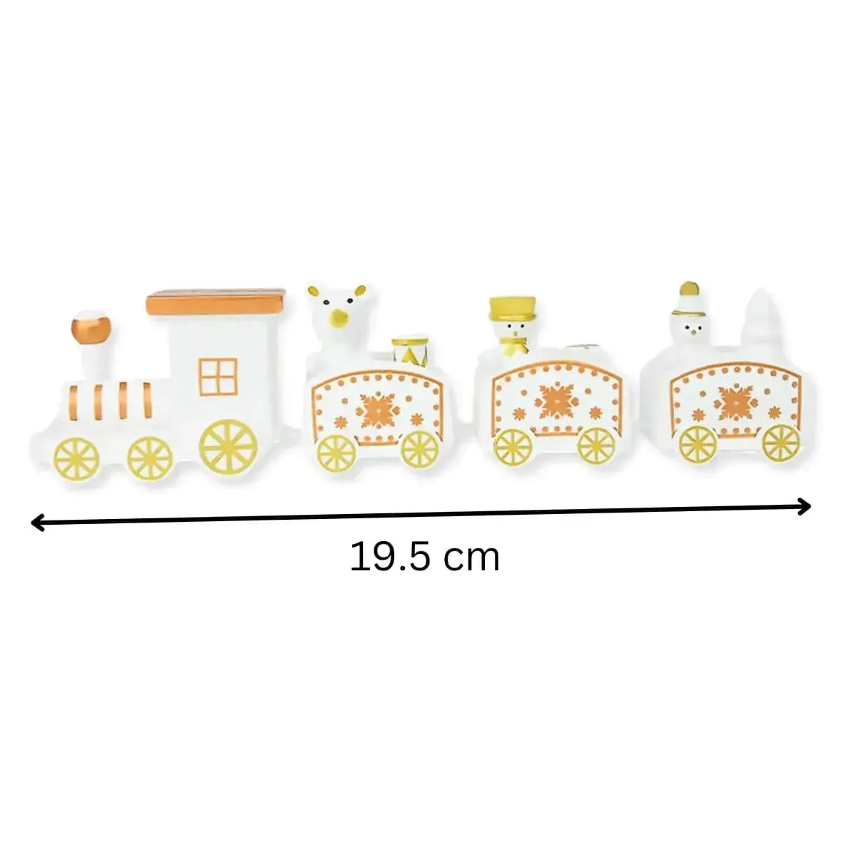 Toy Train Cake Topper - White - thebakingtools.com