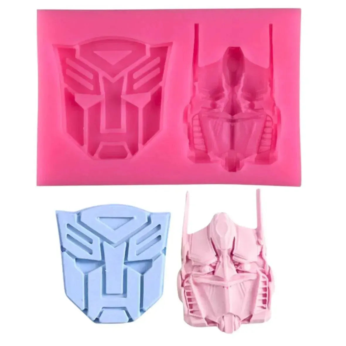 Transformer Shape Silicone Fondant Gum Paste Mould - thebakingtools.com