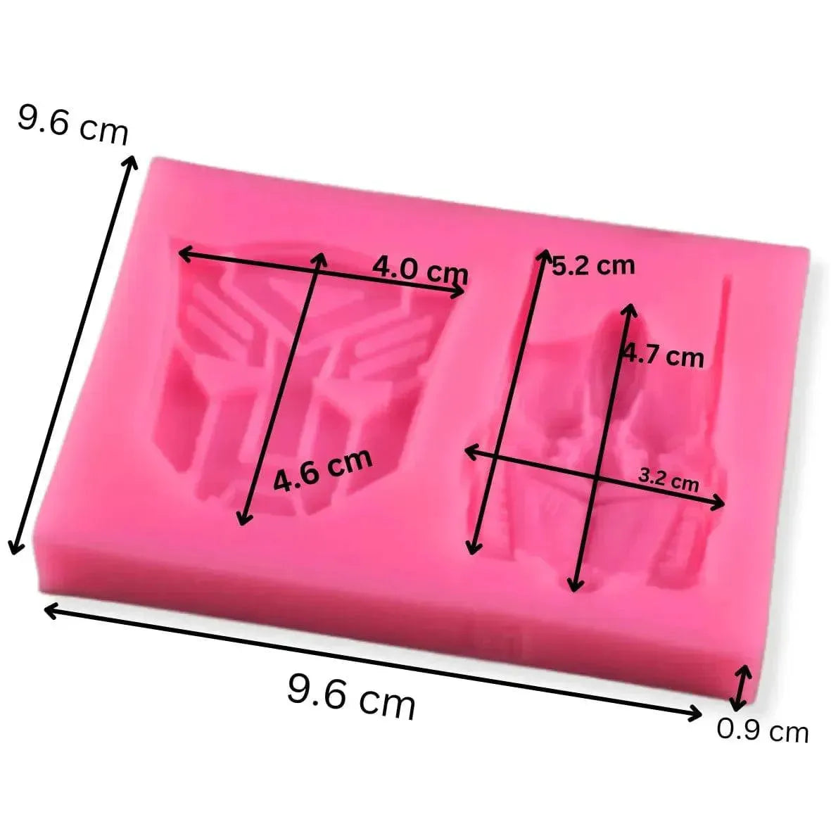 Transformer Shape Silicone Fondant Gum Paste Mould - thebakingtools.com