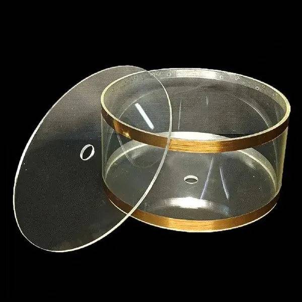 Transparent Round Cake Spacer 8 x 4 inch - thebakingtools.com