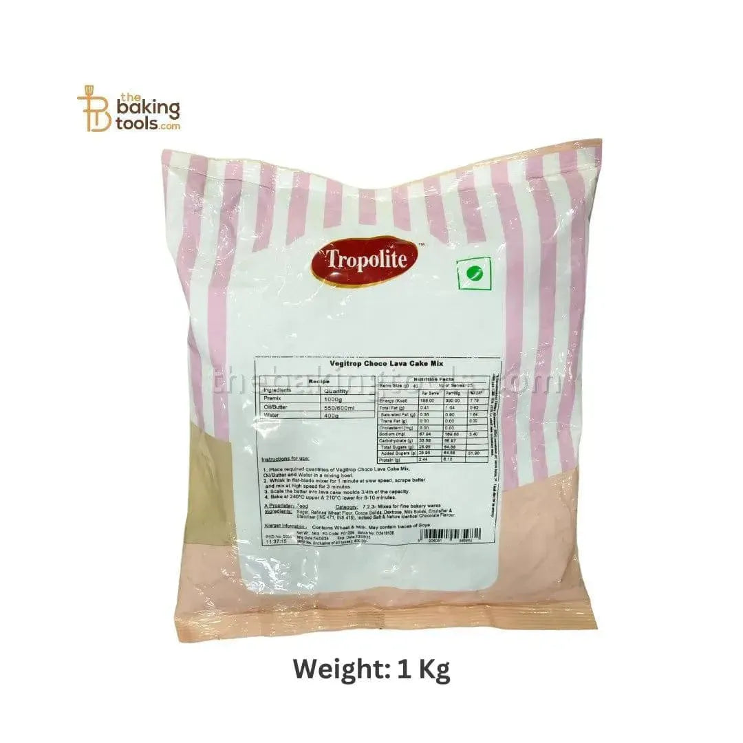Tropolite Choco Lava Cake Premix 1 Kg - (NO COD) - thebakingtools.com