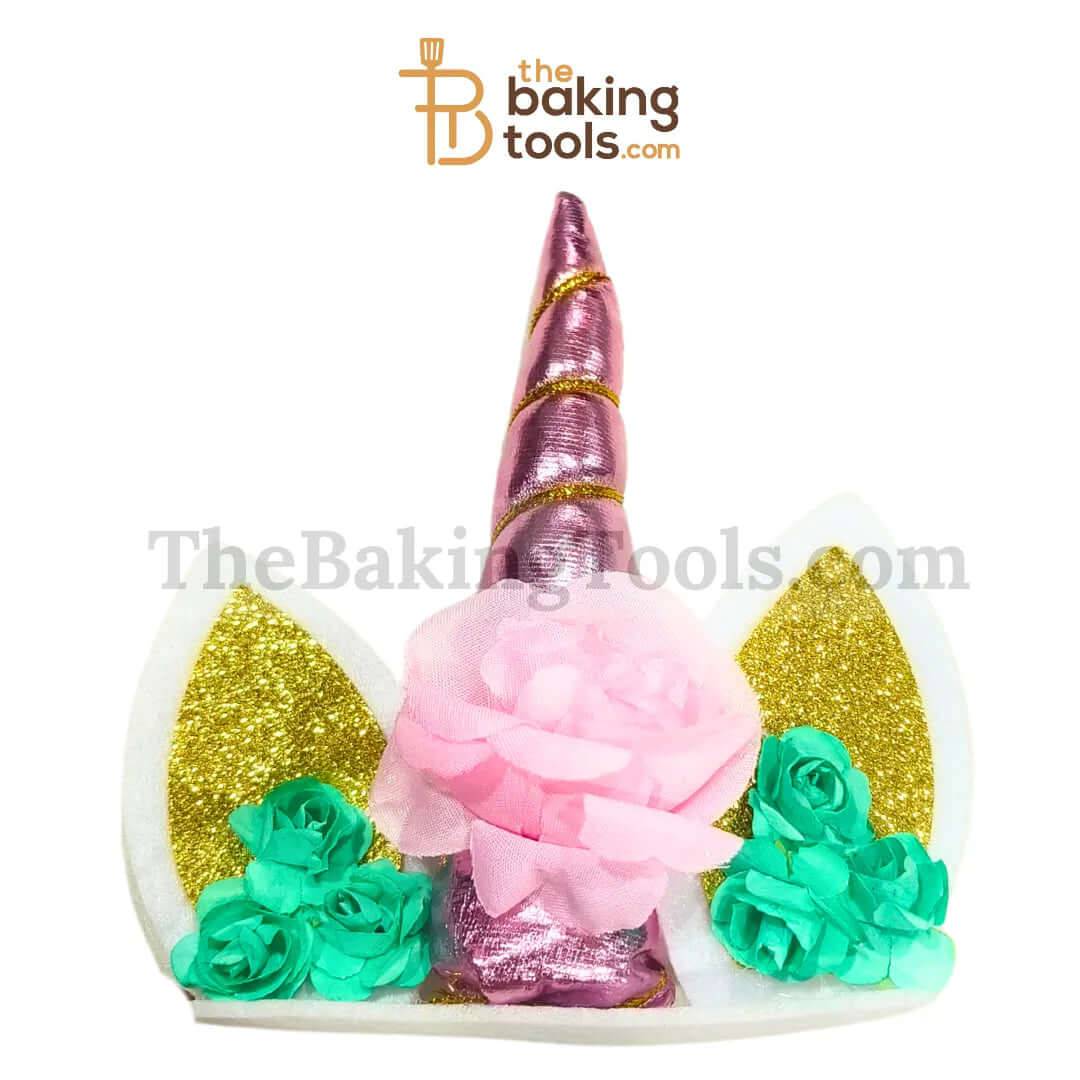 Unicorn Horn Cake Toppers-Pink - thebakingtools.com